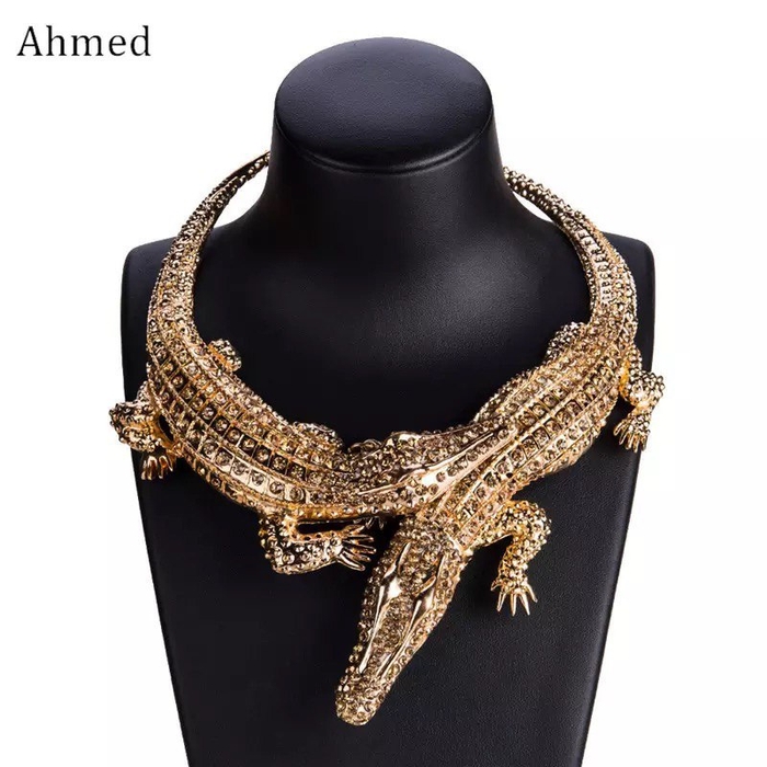 Crocodile necklace