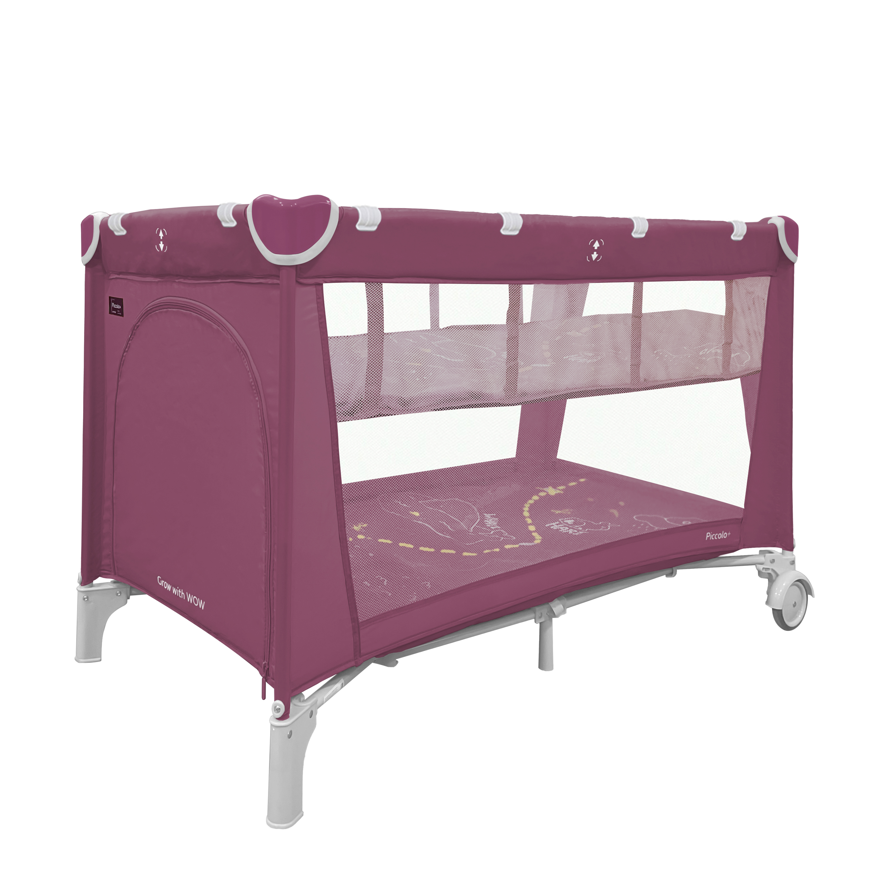 Манеж CARRELLO Piccolo+ CRL-11501/2 Orchid Purple з двома рівнями дна 