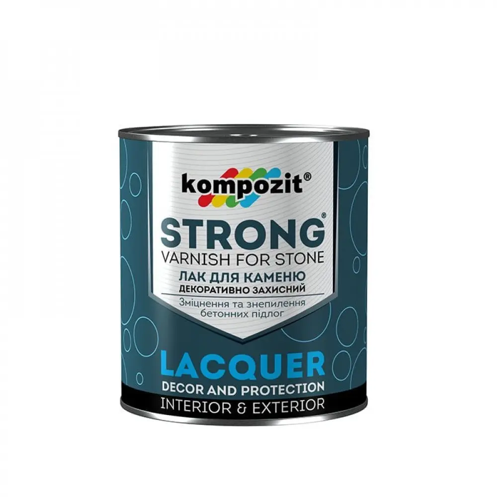 Лак для каменю (грунтовка) STRONG kompozit