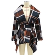 Women’s Plaid Wool Coat For Winter Fashion | Autumn Winter Coat Women