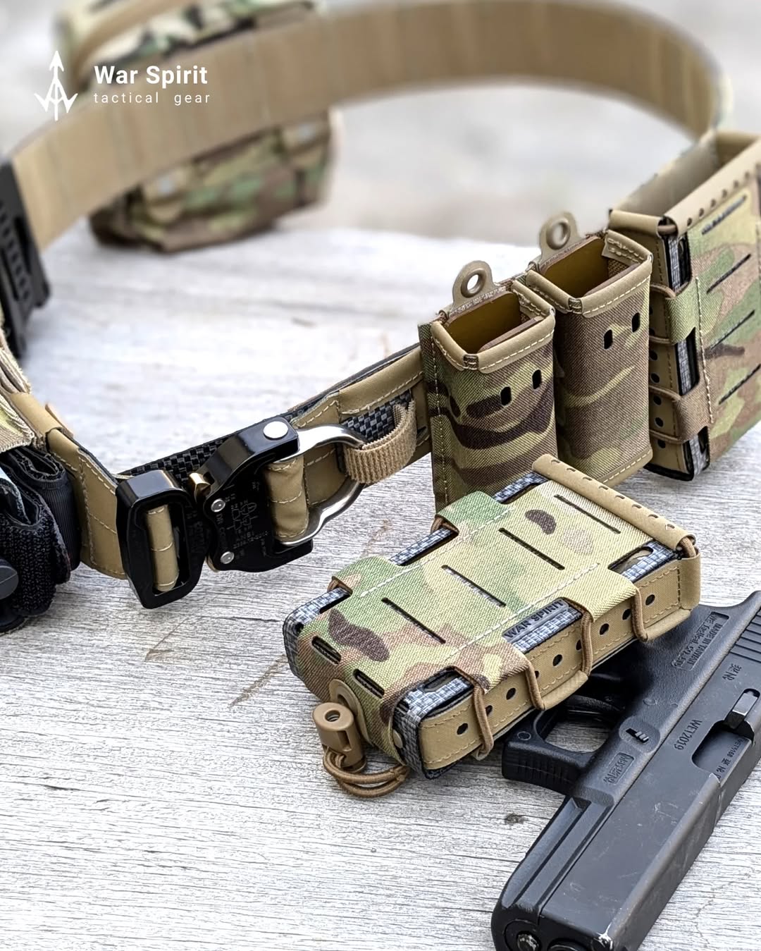 Каркасний підсумок відкритого типу для магазинів АК/М4 "PMTKT" від українського бренду "WAR SPIRIT".