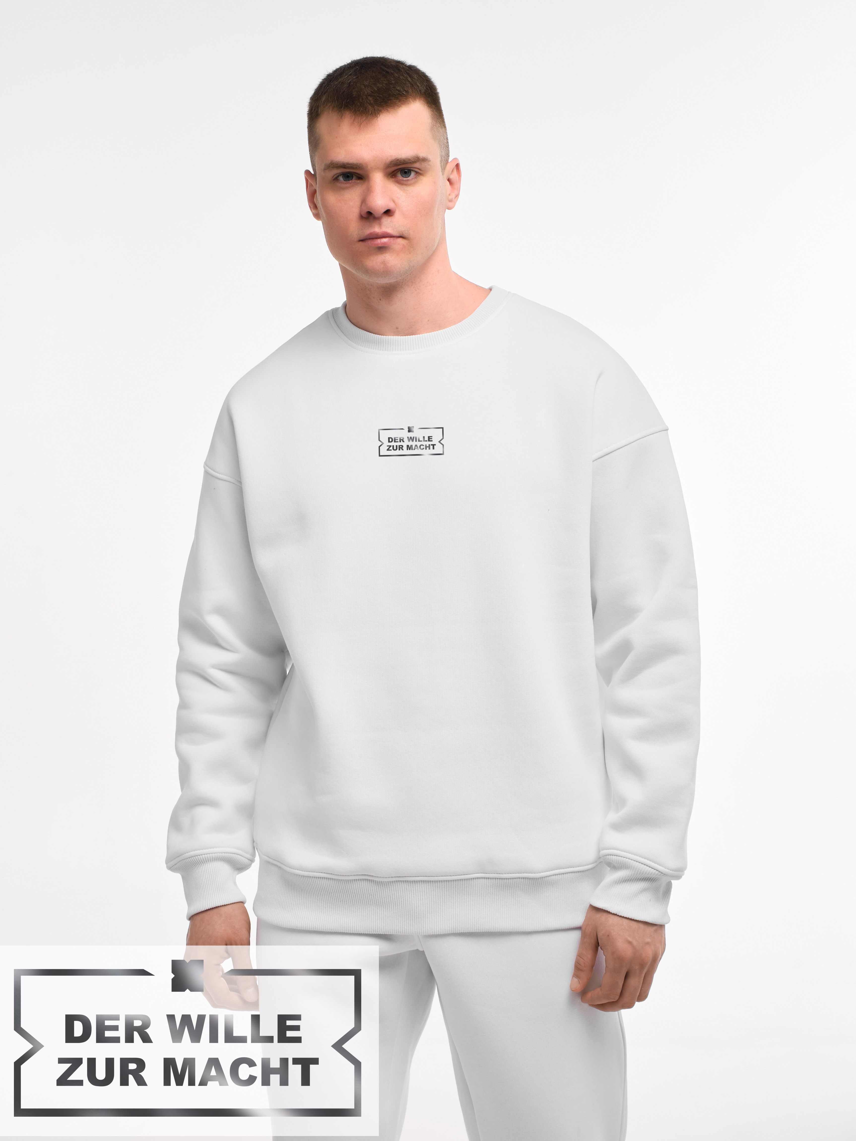 SWEATSHIRT "DER WILLE ZUR MACHT" | WHITE EMOTION | XS1