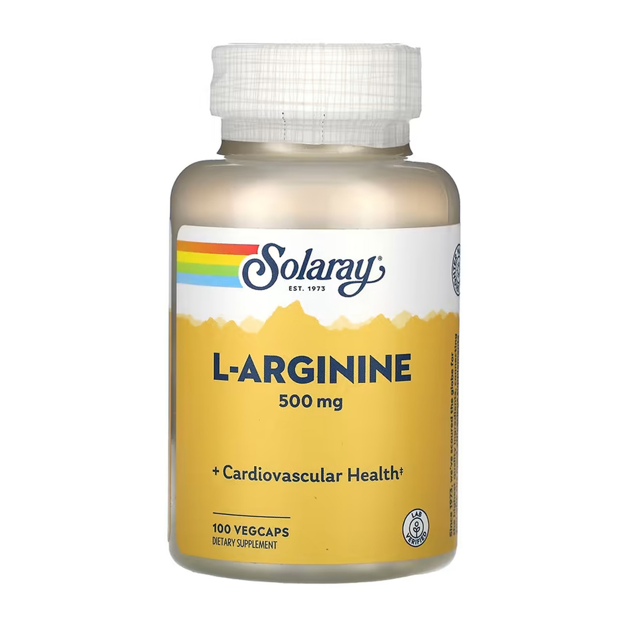 L-Arginine Free Form 500mg - 100 vcaps