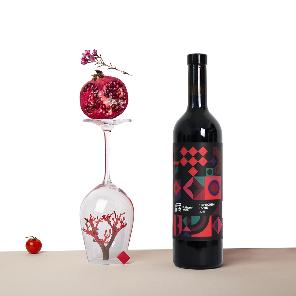 ЧЕРВОНИЙ РОМБ 2023 / червоне сухе вино