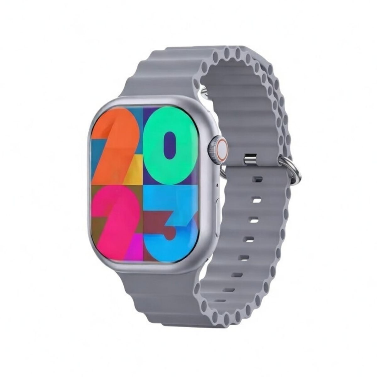 Смарт-годинник V9 Pro Max AMOLED 2.1" (2 ремінці в комплекті) — Сірий