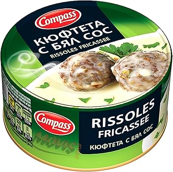 🇧🇬 "COMPASS" Фрикадельки в белом соусе, 300 гр.