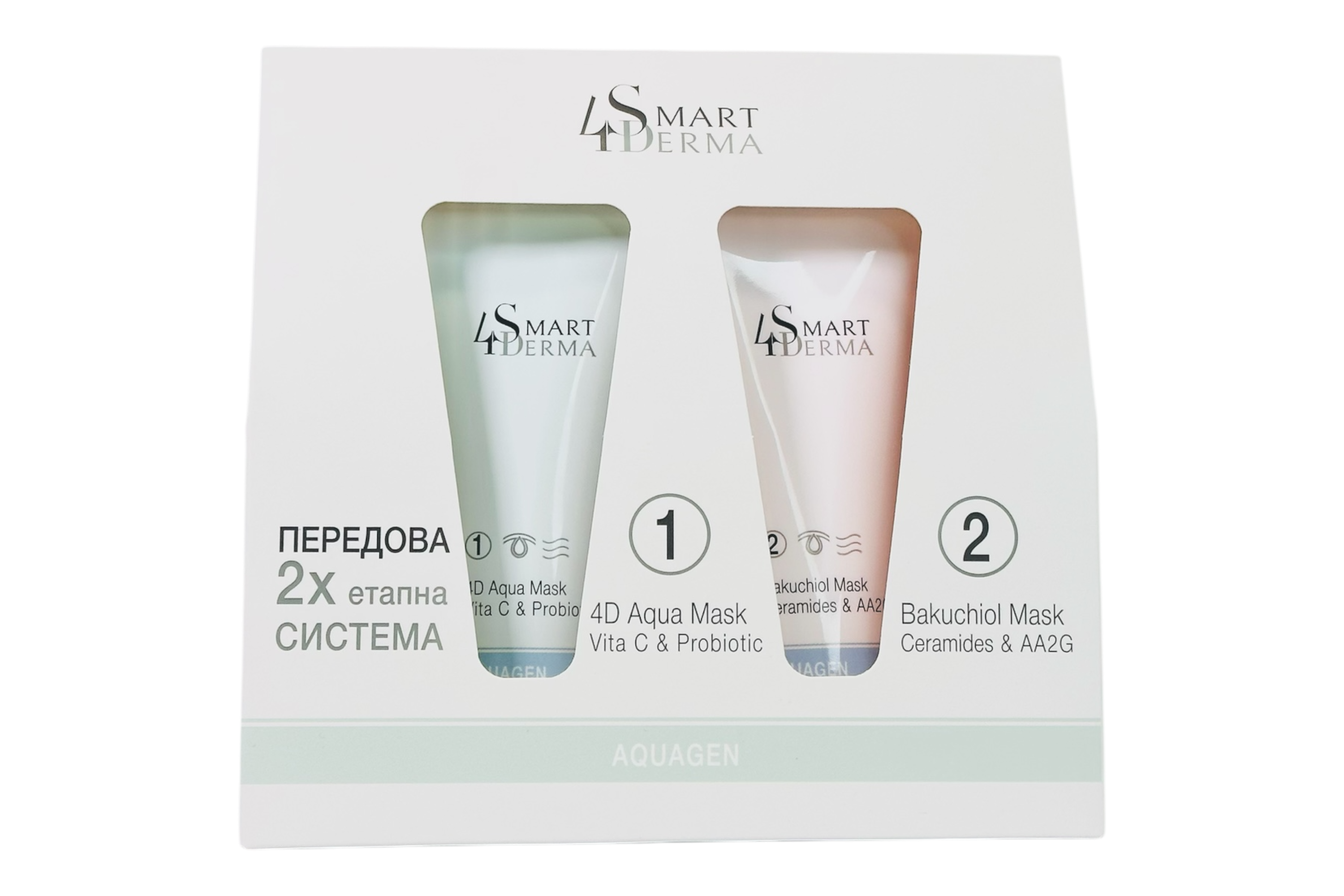 2х-етапна система зволоження Smart4Derma Aquagen