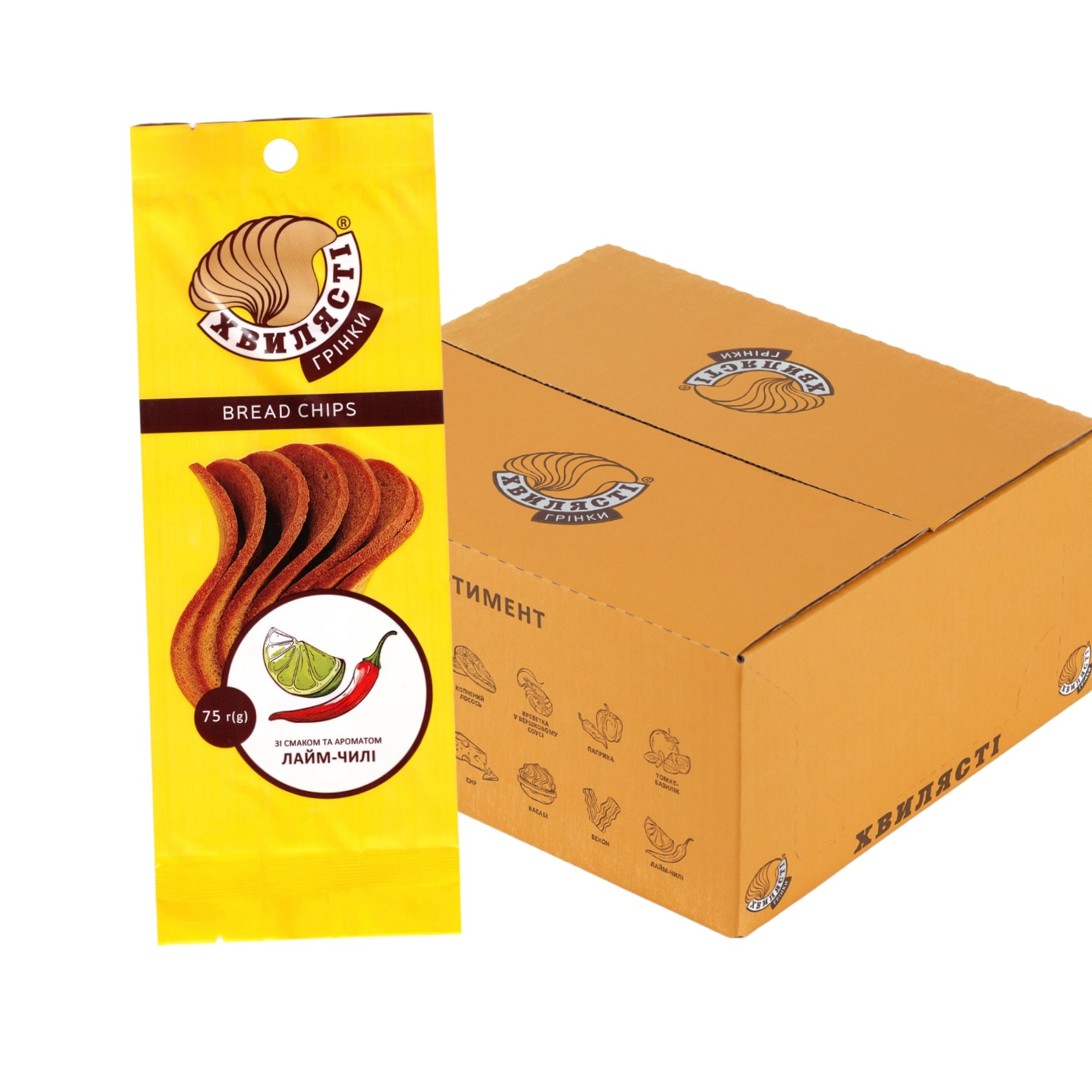 Грінки «Лайм-чилі» Хвилясті