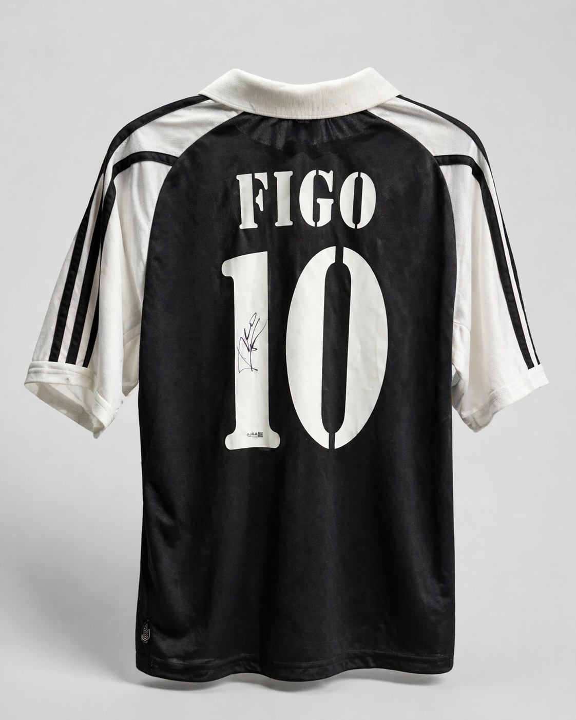 JERSEY FIGO REAL MADRID CERTIFICADO JSA 