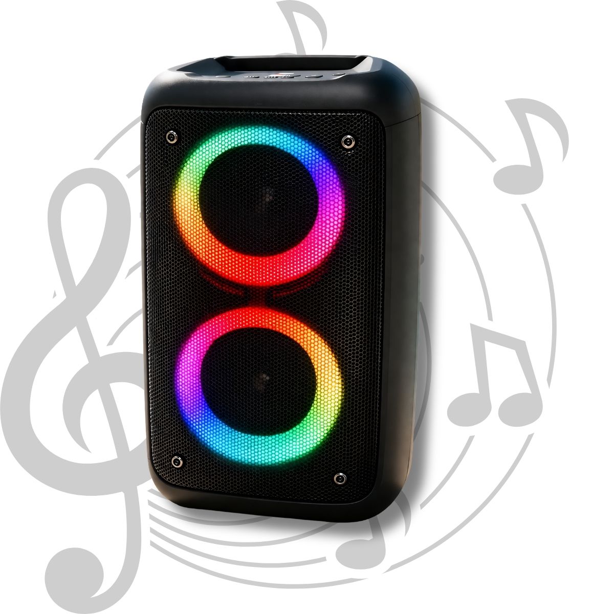 Бездротова портативна колонка ABS-3202 з RGB-підсвіткою та потужним акумулятором