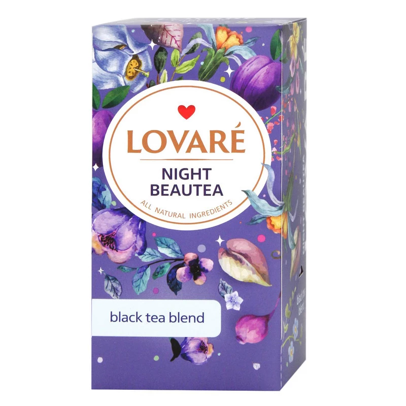 Чай чорний Lovare Night Beautea Краса ночі 2 г х 24 шт