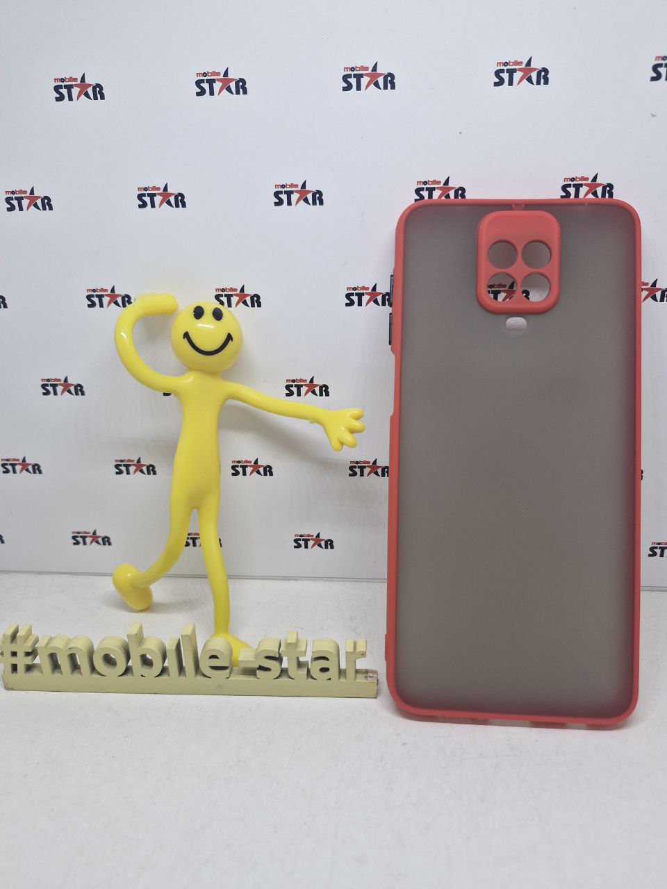 Чохол-бампер захисний Gingle Matte Case Xiaomi Redmi Note 9S/9Pro red/black