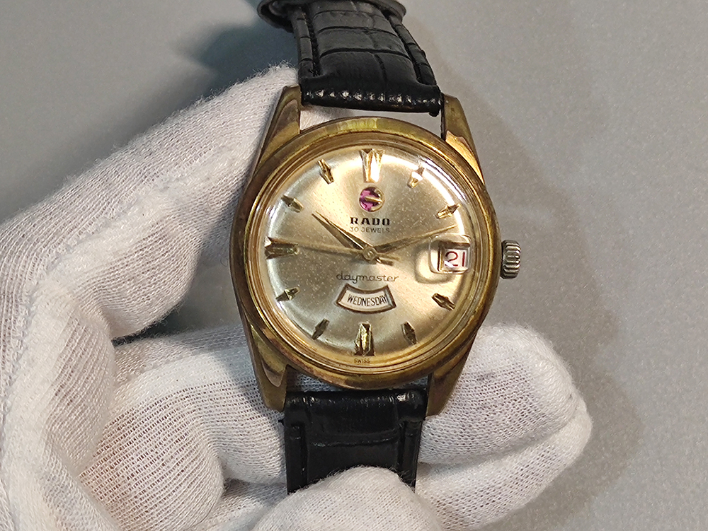 Mechanical watch with automatic movement Rado Daymaster. Made in Switzerland.