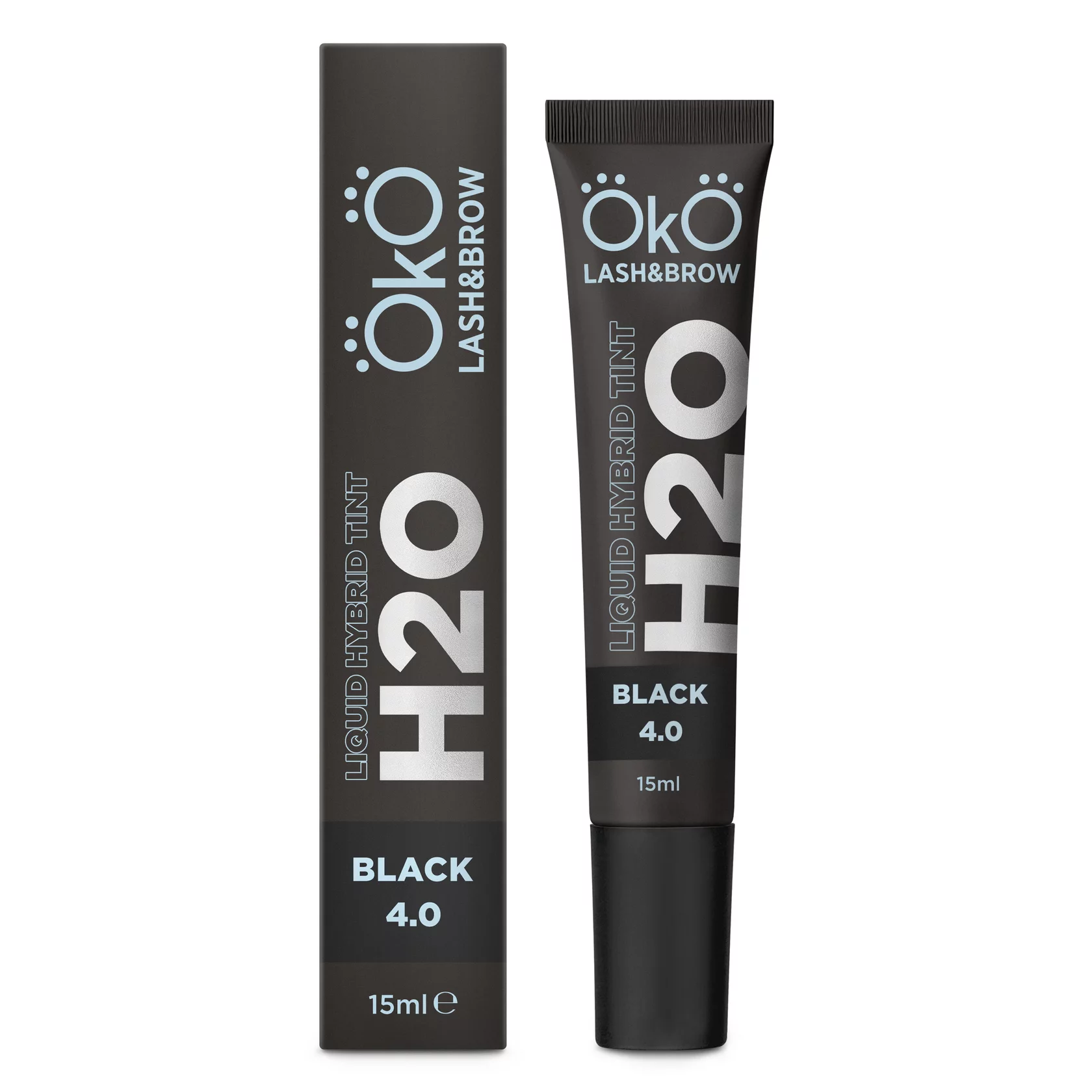 Боя OKO Liquid Hybrid Tint H20 Black 4.0, 15 мл