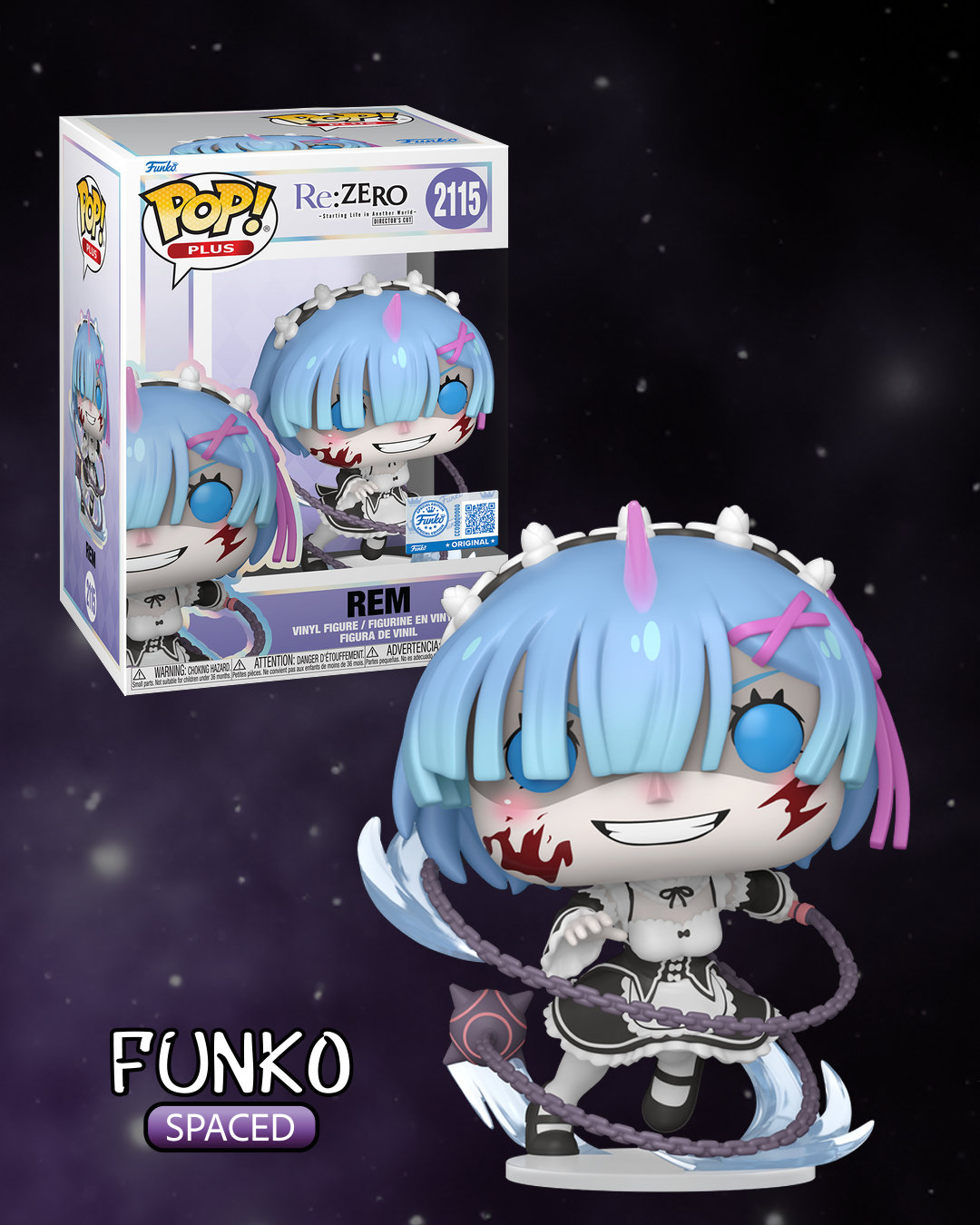 Фігурка Funko Pop Re:Zero - Rem | Фанко Поп Ре:Зеро - Рем #2115