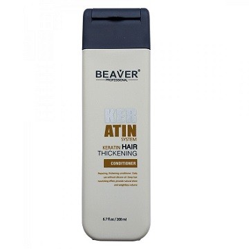 КОНДИЦІОНЕР З КЕРАТИНОМ ДЛЯ ГУСТОТИ І ПОТОВЩЕННЯ ВОЛОССЯ Beaver Keratin Hair Thickening Conditioner