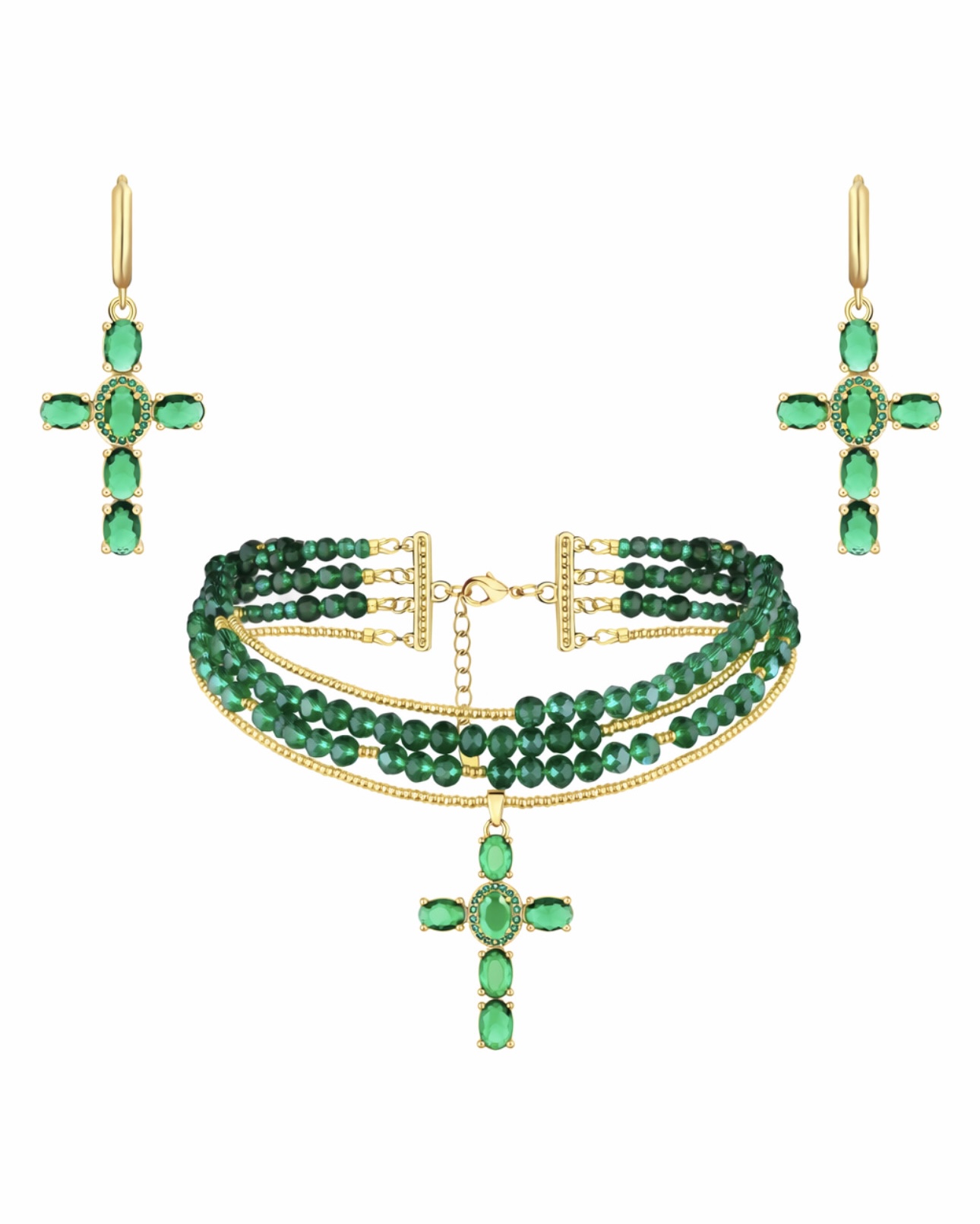 DIAMOND CROSS green set