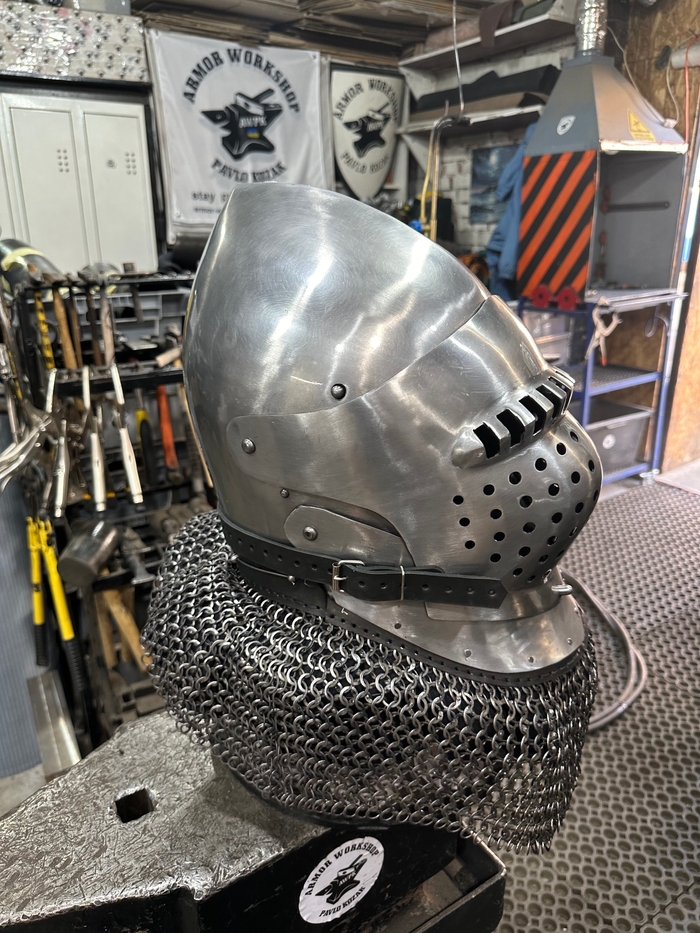 Armor helmet “Grand Bacinet” new