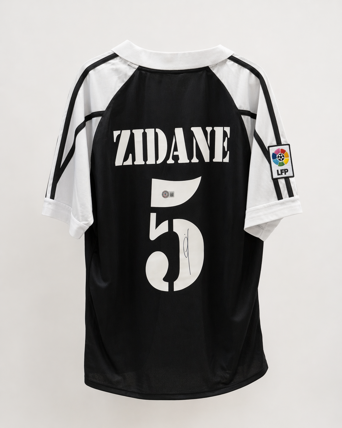 JERSEY ZIDANE REAL MADRID CERTIFICADO BECKETT