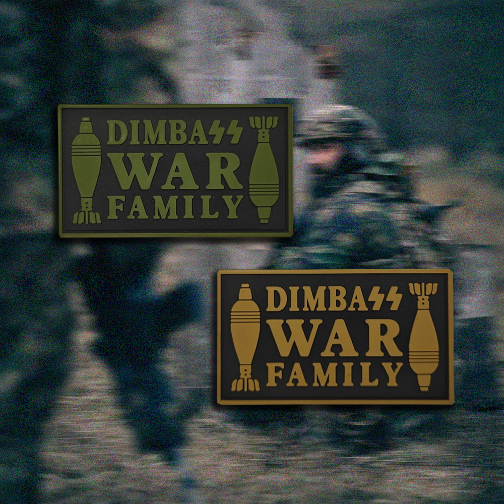 Шеврон | Патч "Dimbass War Family" колір олива