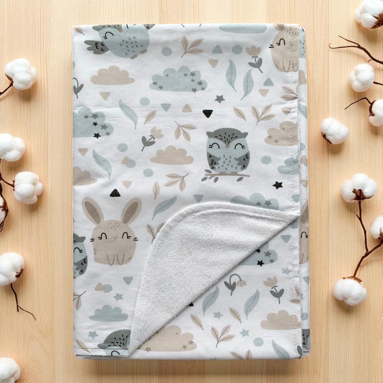 Пелюшка непромокаюча 100 х 70 см Сови