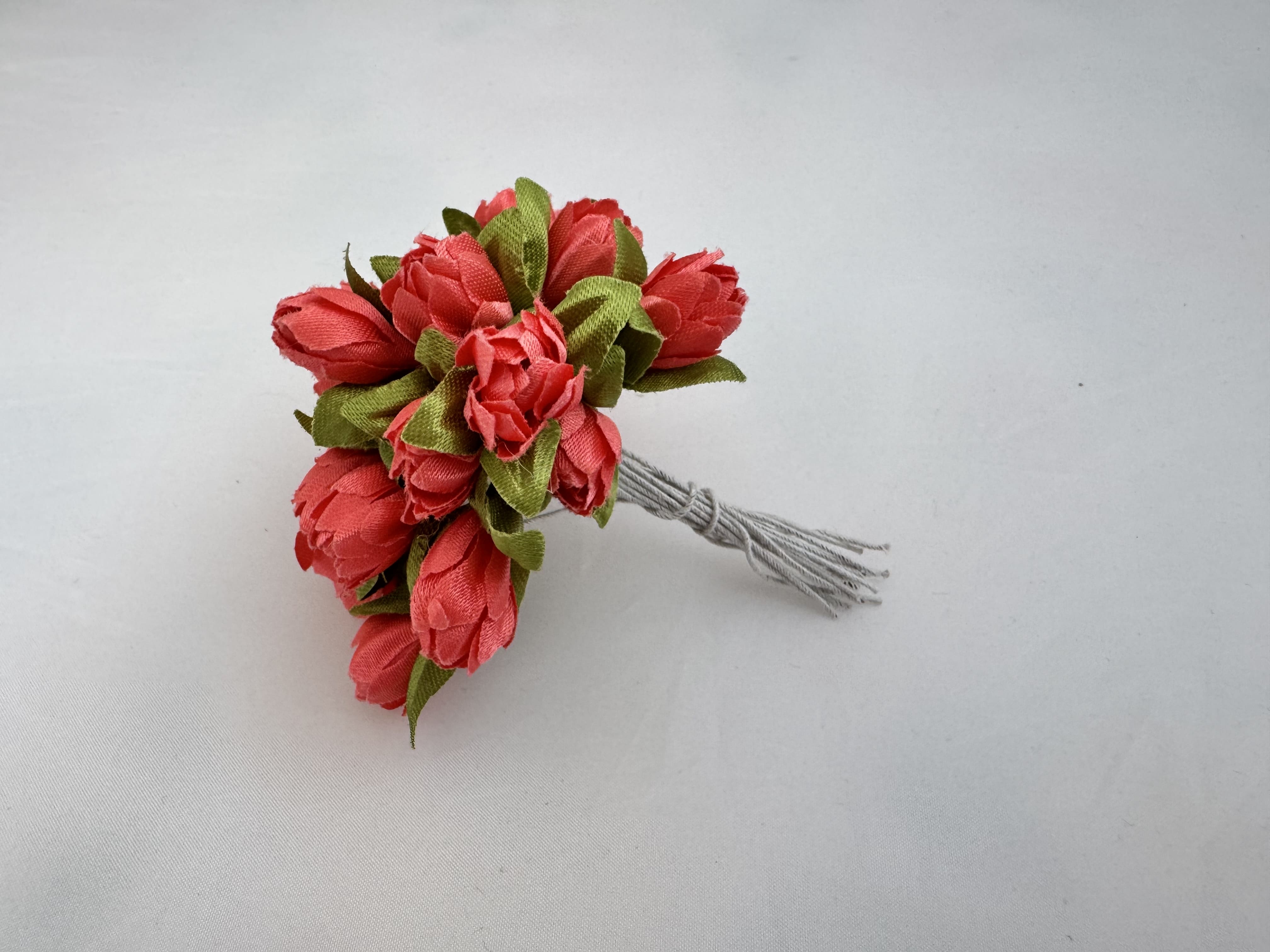 Коралові штучні тюльпани 20 шт