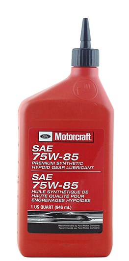 Трансмісійна олива MOTORCRAFT SAE 75W-85 Premium Synthetic Hypoid Gear Lubricant, 1qt.