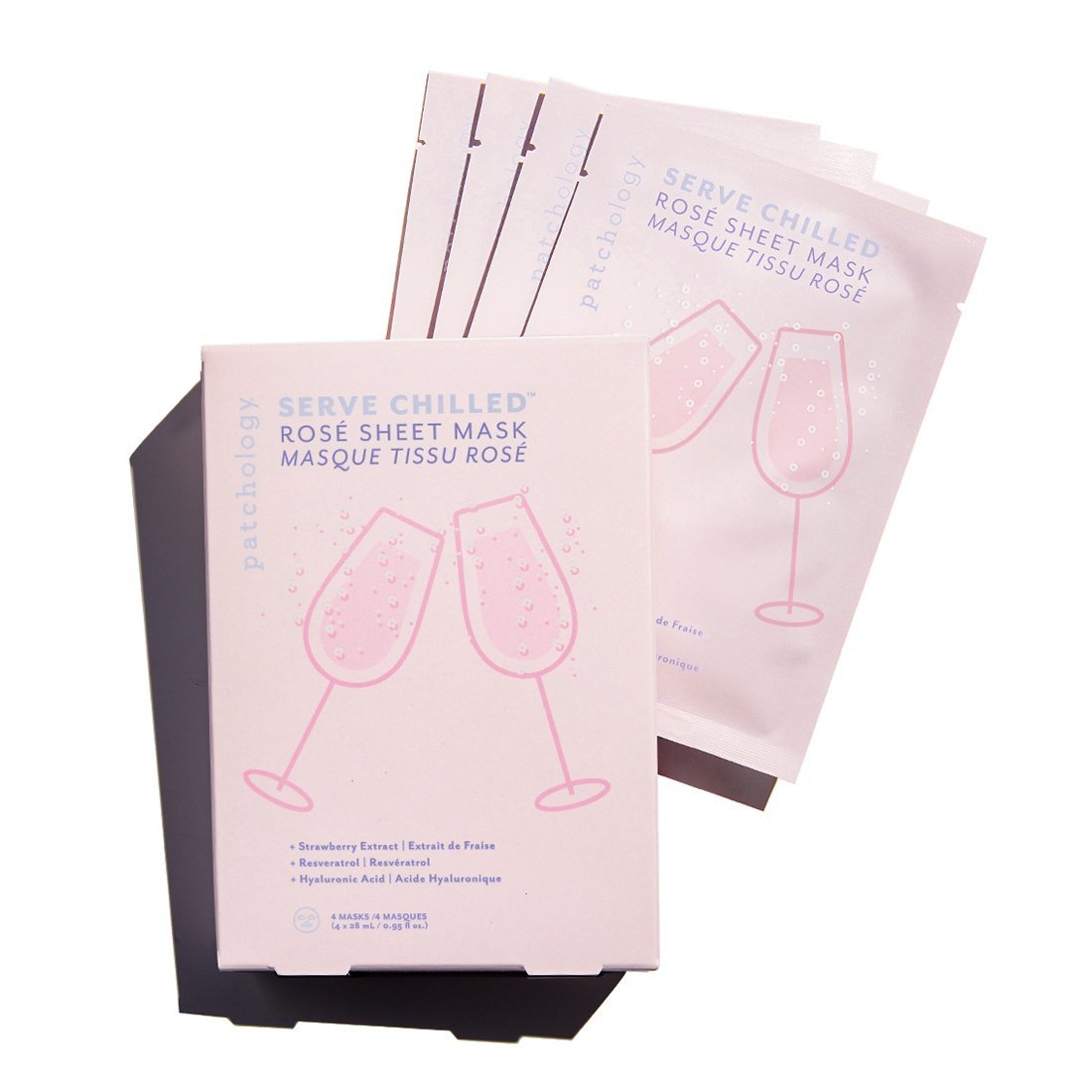 Patchology Rosé Sheet Masque