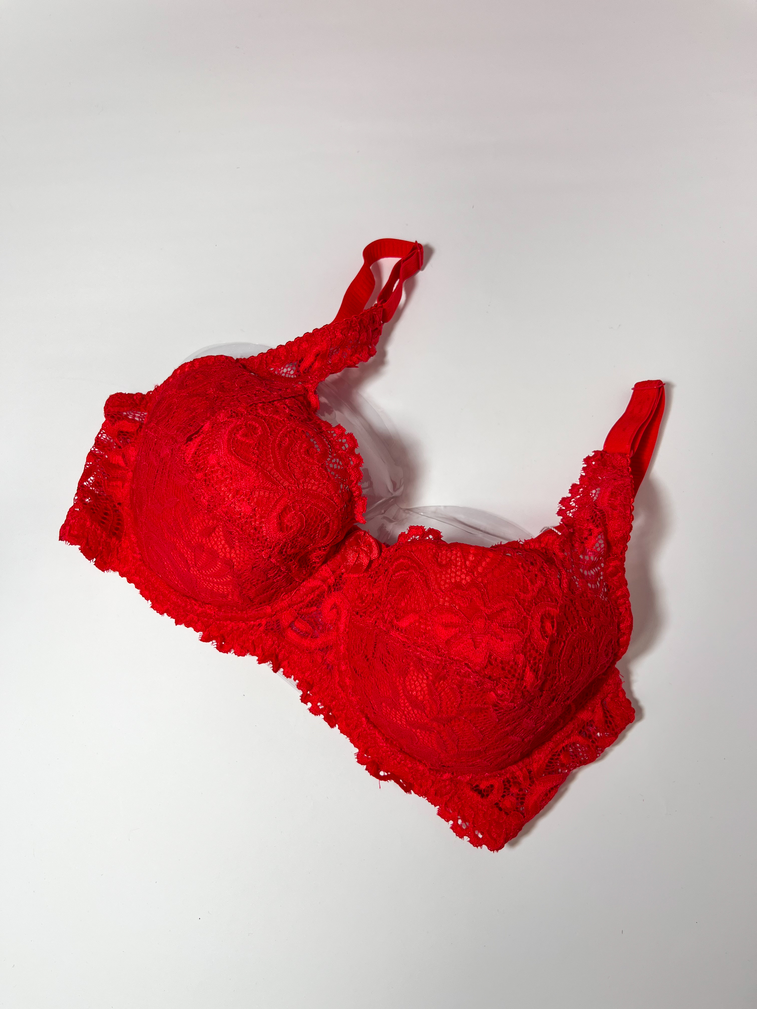 Бюст мереживний з тонкого поролону бавовняний