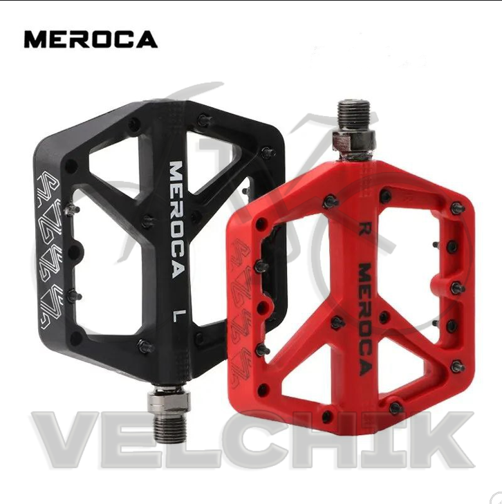 Педалі Meroca нейлонові з шипами