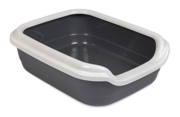 Природа Туалет  Comfort M для котів сірий 41х30х13,5 см