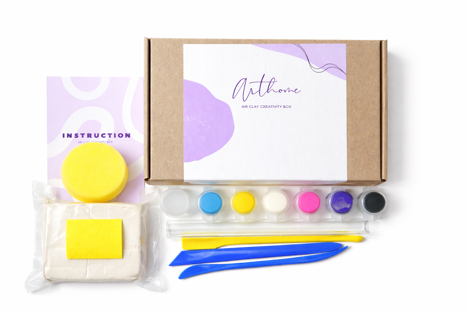 Air clay creativity box