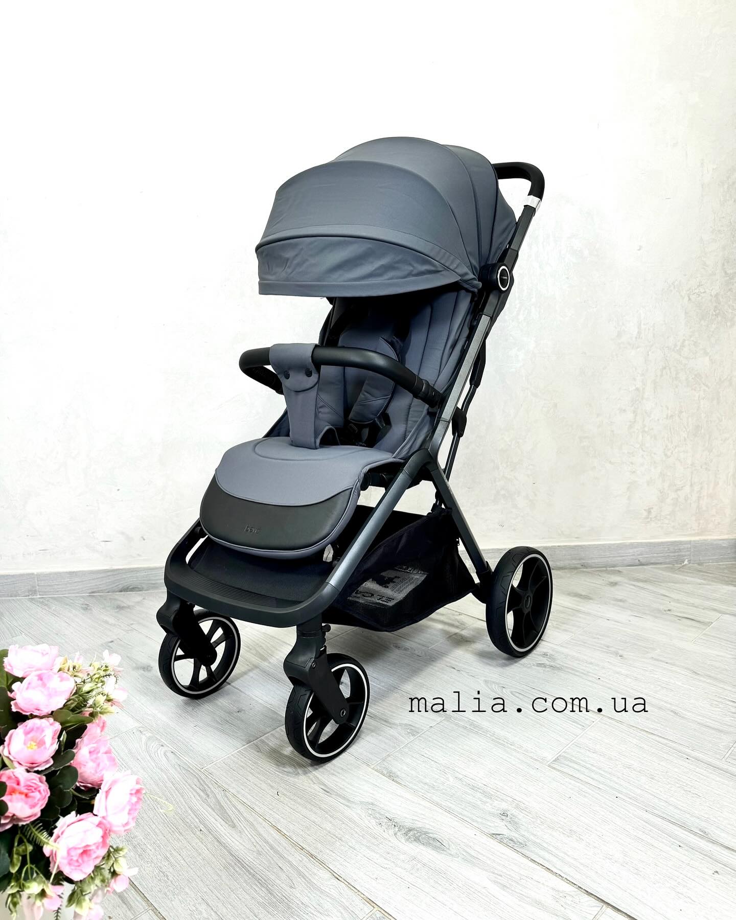 Візок прогулянковий EL CAMINO ME 1127-S BEYA Midnight Gray