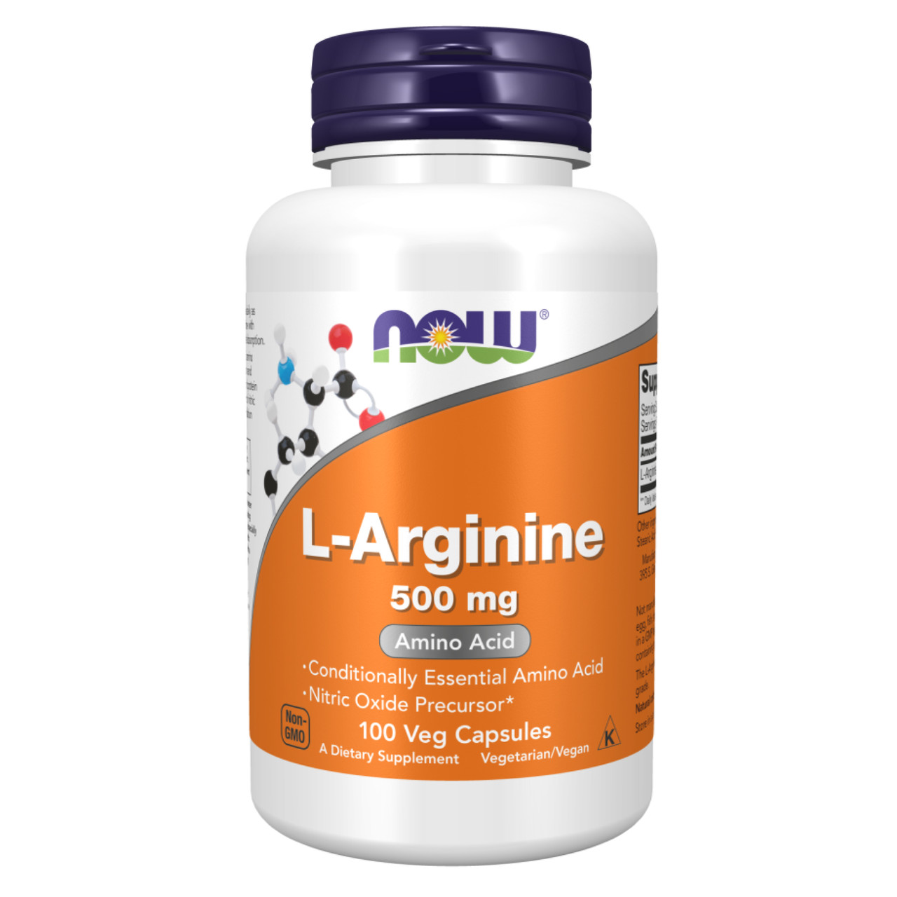 Л Аргінін, L-Arginine 500mg - 100caps