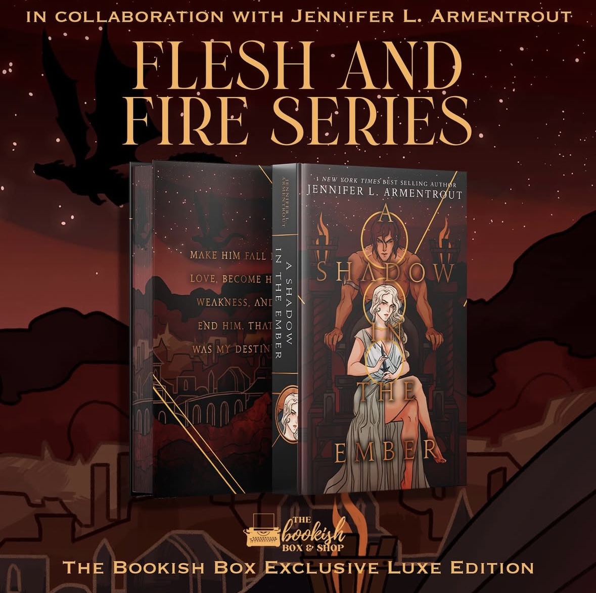 Flesh and Fire Series Jennifer L. Armentrout The bookish Box