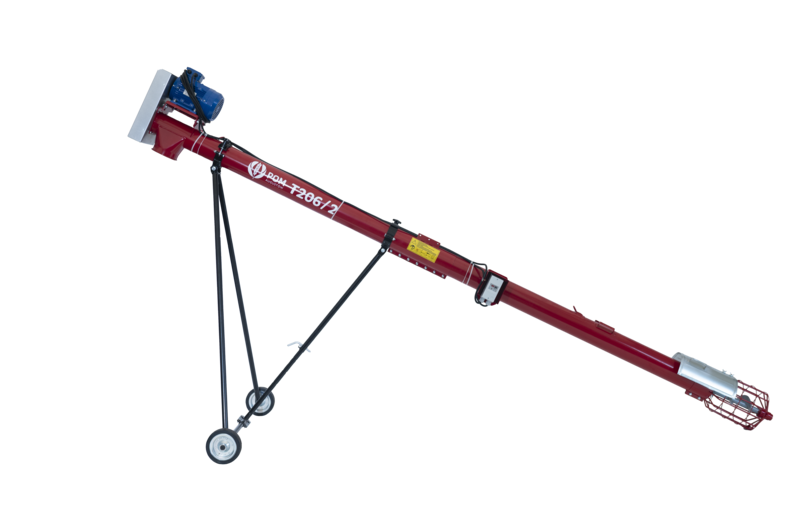 Зернонавантажувач шнековий POM T-206/2 довжиною 8 метрів та діаметром 140 мм