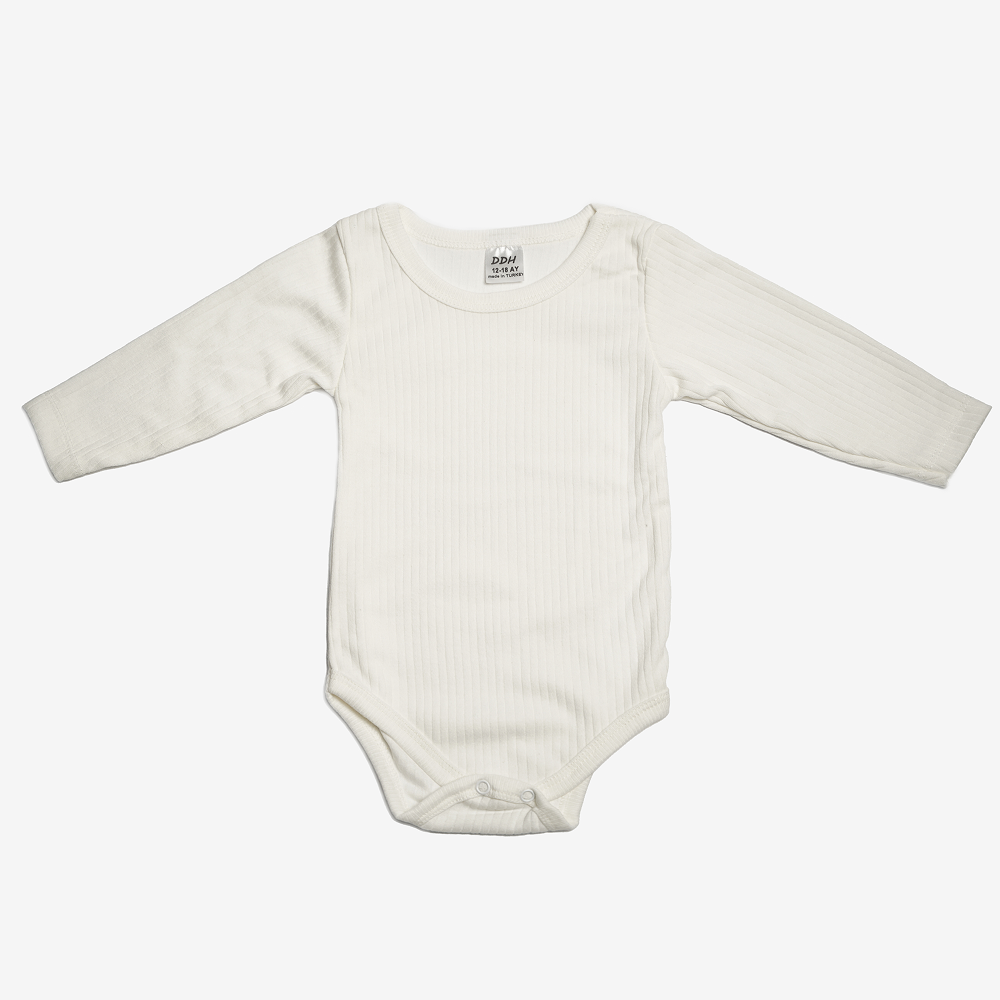 Бодік довгий рукав, 80,86,92,98 білий