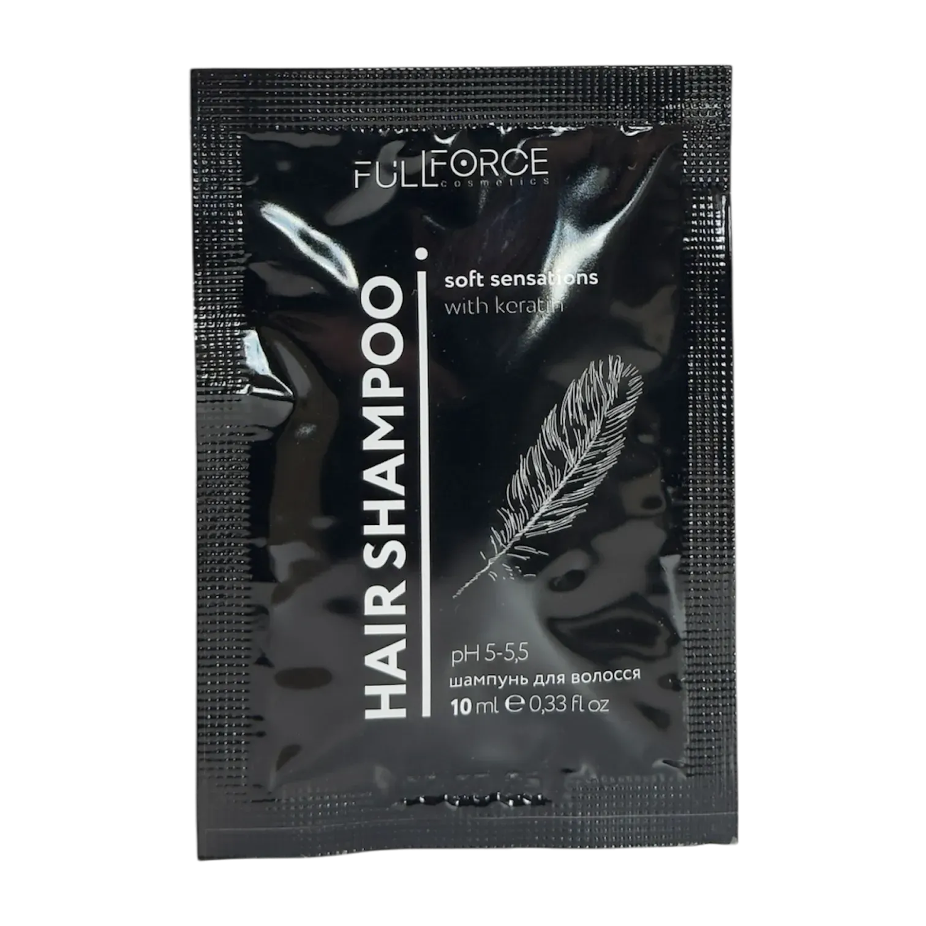 Щоденний м’який шампунь з кератином HAIR SHAMPOO SOFT SENSATIONS 10мл.