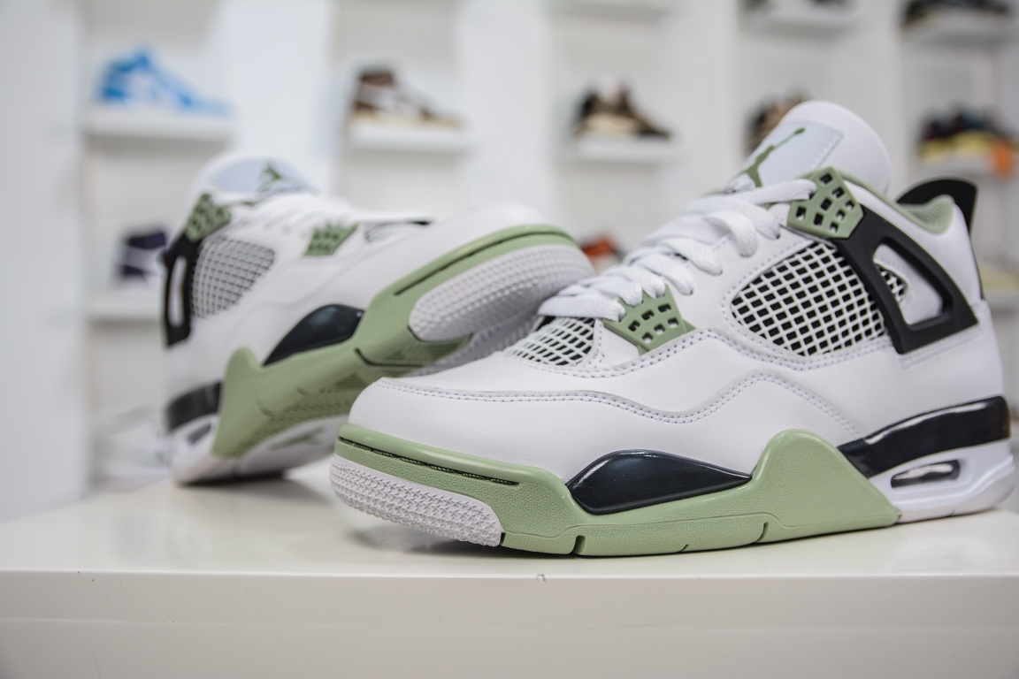 Nike Air Jordan 4 Retro seafoam "Oil green" AQ9129-1034