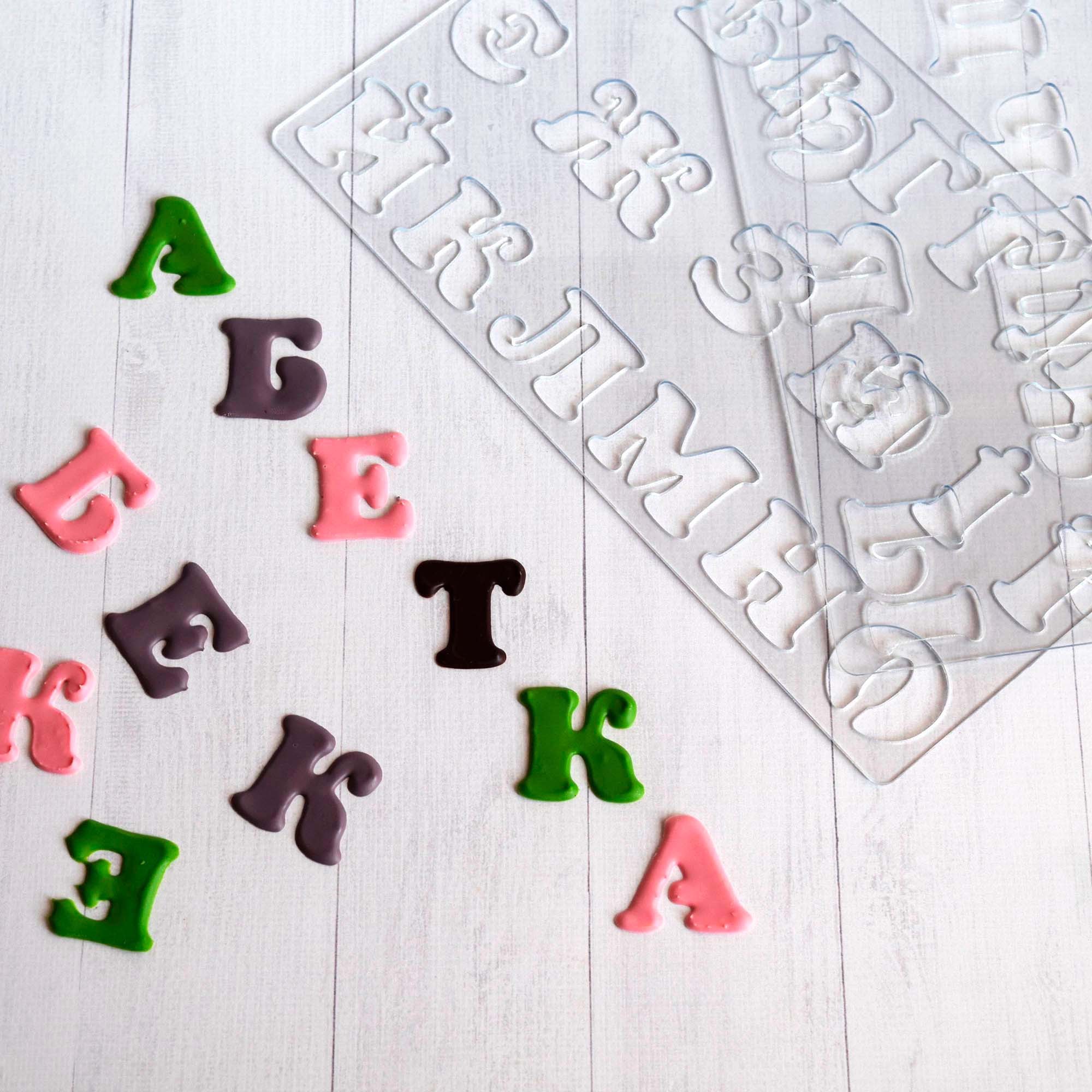 Трафарет для шоколаду "Абетка укр+рос"