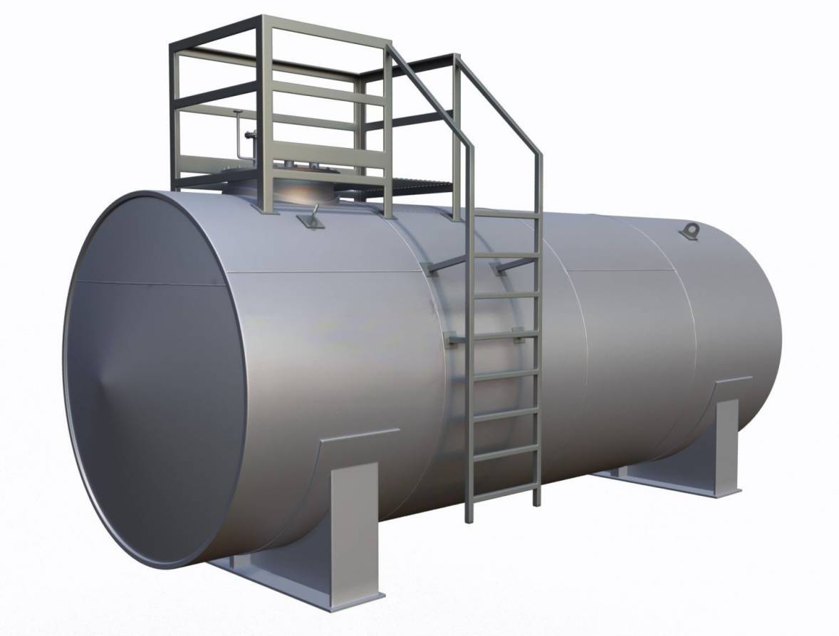 Резервуар РГС-40 - горизонтальна металева ємність