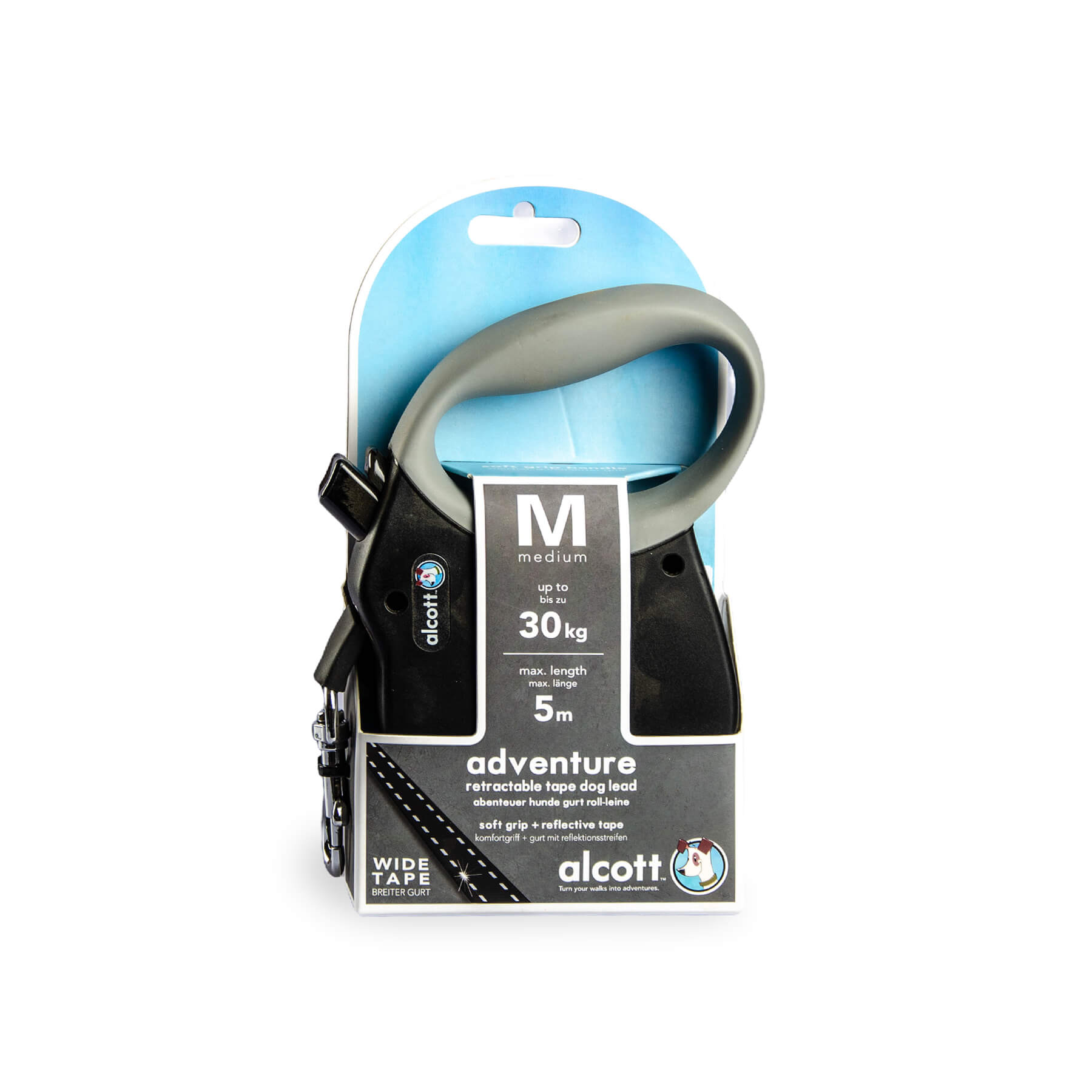 РУЛЕТКА Alcott 5 м/30 кг чорна 15301