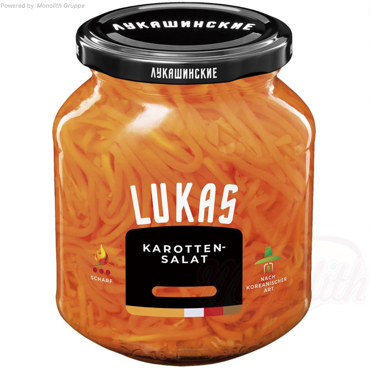 🇨🇿 "Lukas" Салат из моркови по-корейски, 340 гр.