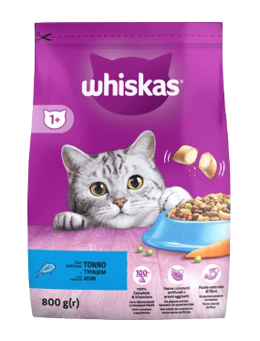 Сухий корм для кішок Віскас (Whiskas) з тунцем, 800 г