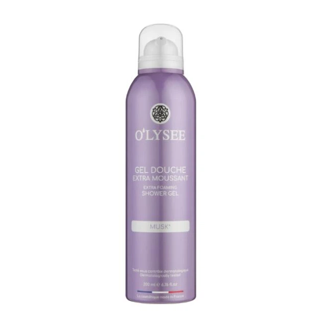 Гель-піна для душу O’LYSEE Extra Foaming Shower Gel Musk 200 мл