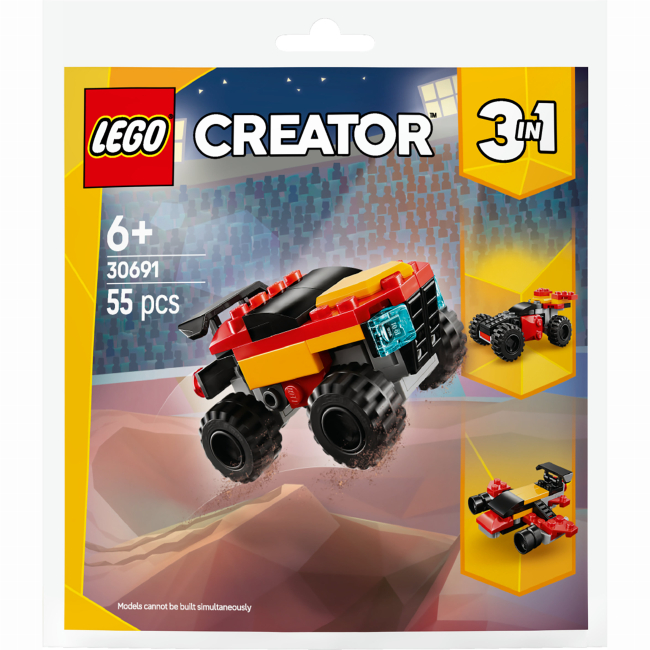 Конструктор LEGO Creator Вантажівочка-монстр з відкидним дахом (30691)