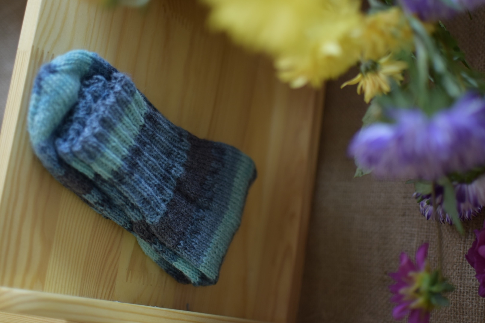 Шкарпетки вовняні із візерунком