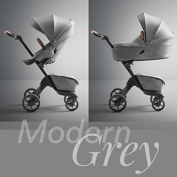 Коляска 2 в 1 Stokke Xplory X, колір: Modern Grey