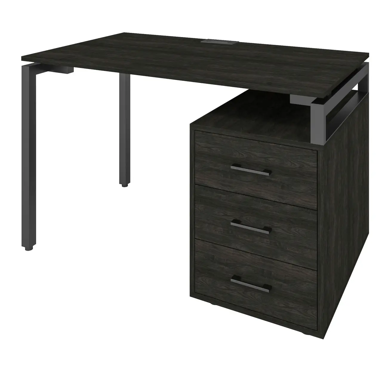 Стіл з тумбою LP, стіл комп'ютерний, письмовий стіл 1200/700/750 мм., стіл Лофт