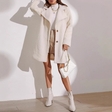 Cozy Long Teddy Coat Women's Outerwear | Warm Overcoat For Cold Weather